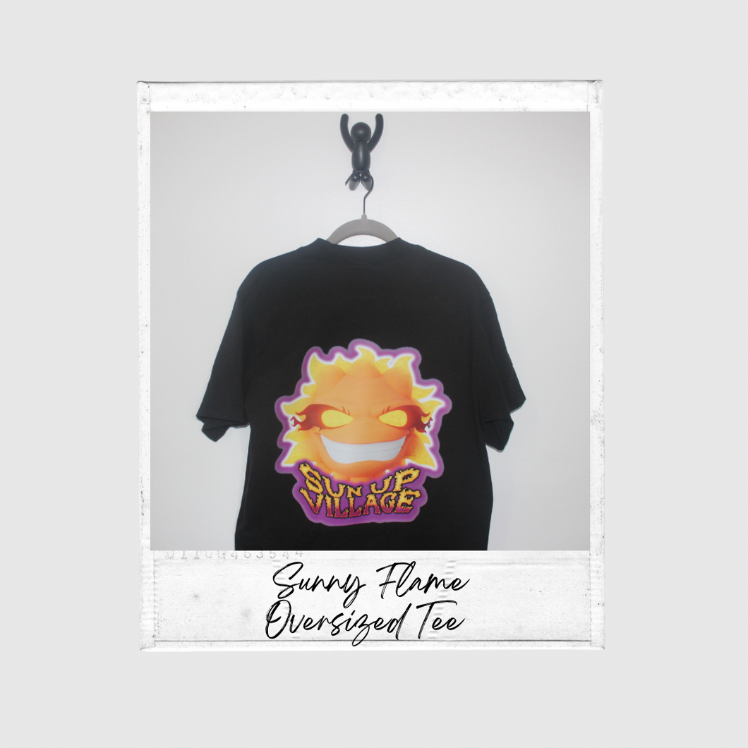 Sunny Flame Oversized Tee